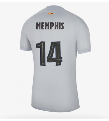 Barcelona Memphis Depay #14 Tredjedrakt 2022-23 Kortermet